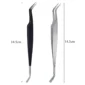 Tick Removal Tool for Pets Stainless Steel Pet Flea Removal Tool 2-in-1 Tick Removal Tool Professional Tick Removal Tweezers Dog 2