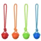 Dog Ball Toys Bouncy Rubber Ball Chew Toys Pet Dog Toy Ball with String Interactive Toys for Big Dog Puppy Games Toys
