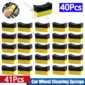 40/10/2Pcs Car Wheel Cleaning Sponge Tire Wash Wiper Water Suction Sponge Pad Wax Polishing Tyre Brushes Tool Car Wash Accessory